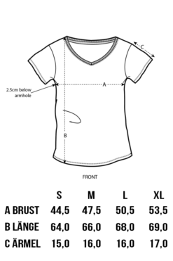 Geradlinig - V-Shirt – Bild 4