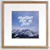 Gerlos Mountains are my love Schneeverliebt Poster