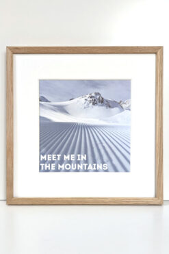 Kaunertal Meet me in the Mountains Schneeverliebt Poster